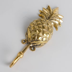 Pineapple Hook Bronze 8 Inch / 20 cm, Pineapple Hook, Pineapple Decor, Pineapple Figurine, Pineapple Gift, Fruits Hook, Birthday Gift