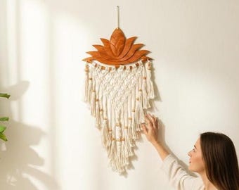 Macrame Wall Hanging 27 Inch / 68 Cm, Wall Art Decoration, Wall Hanging, Bohemian Home Decor Tapestry