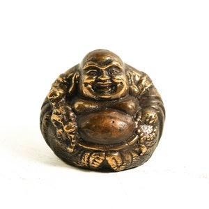 Laughing Buddha 2 Inch / 5 cm, Buddha Statue, Buddha Figurine, Table Top, Living Room, Modern Art, Gift Idea, Gift for Father, Gift for Mom