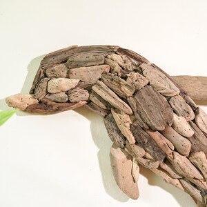 Handmade Driftwood Wall Art, Dolphin Driftwood, Driftwood Animal, Room Decor, Wall Decoration, New Home Decor, Housewarming, Gift Idea image 2
