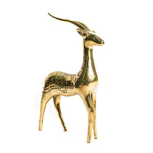 Deer Bronze 13 Inch / 33 cm, Deer Figurine, Deer Sculpture, Deer Statue, Room Decor, House Decor, Birthday Gift, Gift for Her, Gift For Him