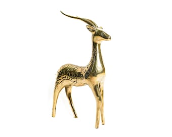 Deer Bronze 13 Inch / 33 cm, Deer Figurine, Deer Sculpture, Deer Statue, Room Decor, House Decor, Birthday Gift, Gift for Her, Gift For Him