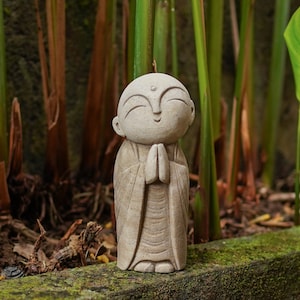 Regalo para DadJizo Estatua 7 Pulgadas / 17 cm, Figura Jizo, Buda Japonés Jizo, Buda Zen, Decoración de Habitación, Decoración de Casa, Regalo para Padres