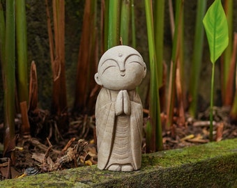 Gift for DadJizo Statue 7 Inch / 17 cm, Jizo Figurine, Japanese Buddha Jizo, Zen Buddha, Room Decor, House Decor, Gift for Parent