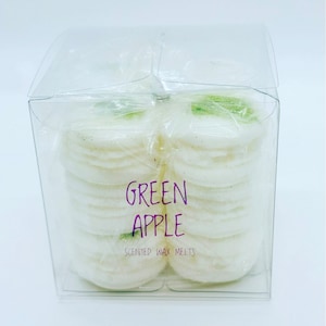 6 pack Green Apple scented Wax Melts