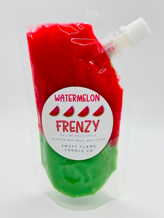 Watermelon Scented Squeezable Wax Melts, 6 oz Pouch