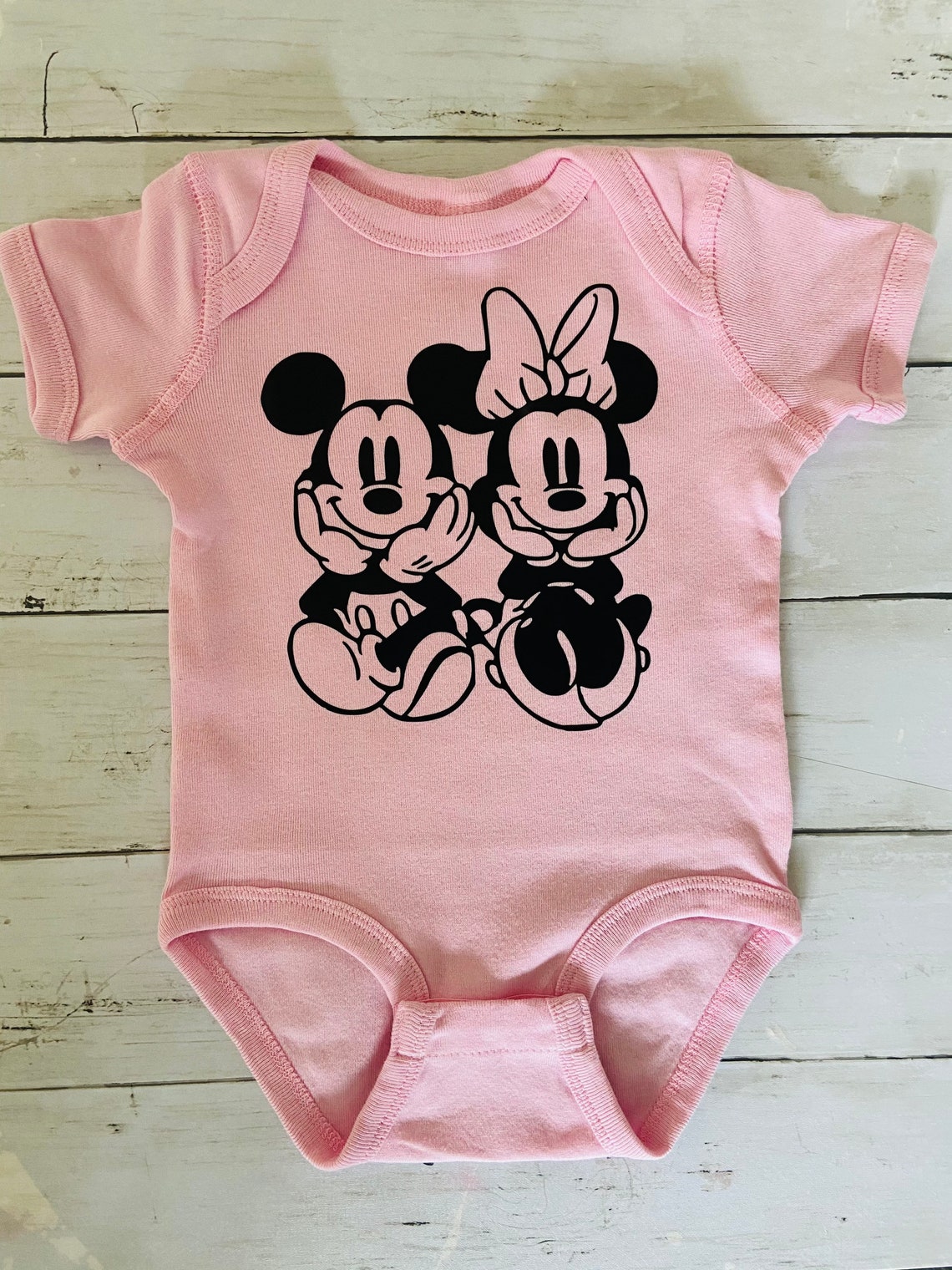 Disney Baby Onesie Custom Disney Baby Onesie Baby Shower Etsy
