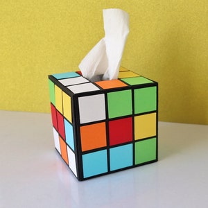 Rubiks cube tissue box -  France