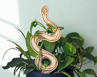 Houten latwerk slangenplant – Monstera Hoya Support, heksachtig botanisch decor