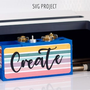 Cricut tool organizer, tool storage, SVG digital template for cutting machine.