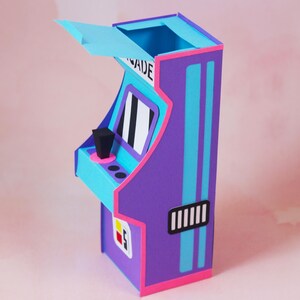 Arcade Cabinet Gift Box SVG Template, Cricut, Silhouette (digital Item ...