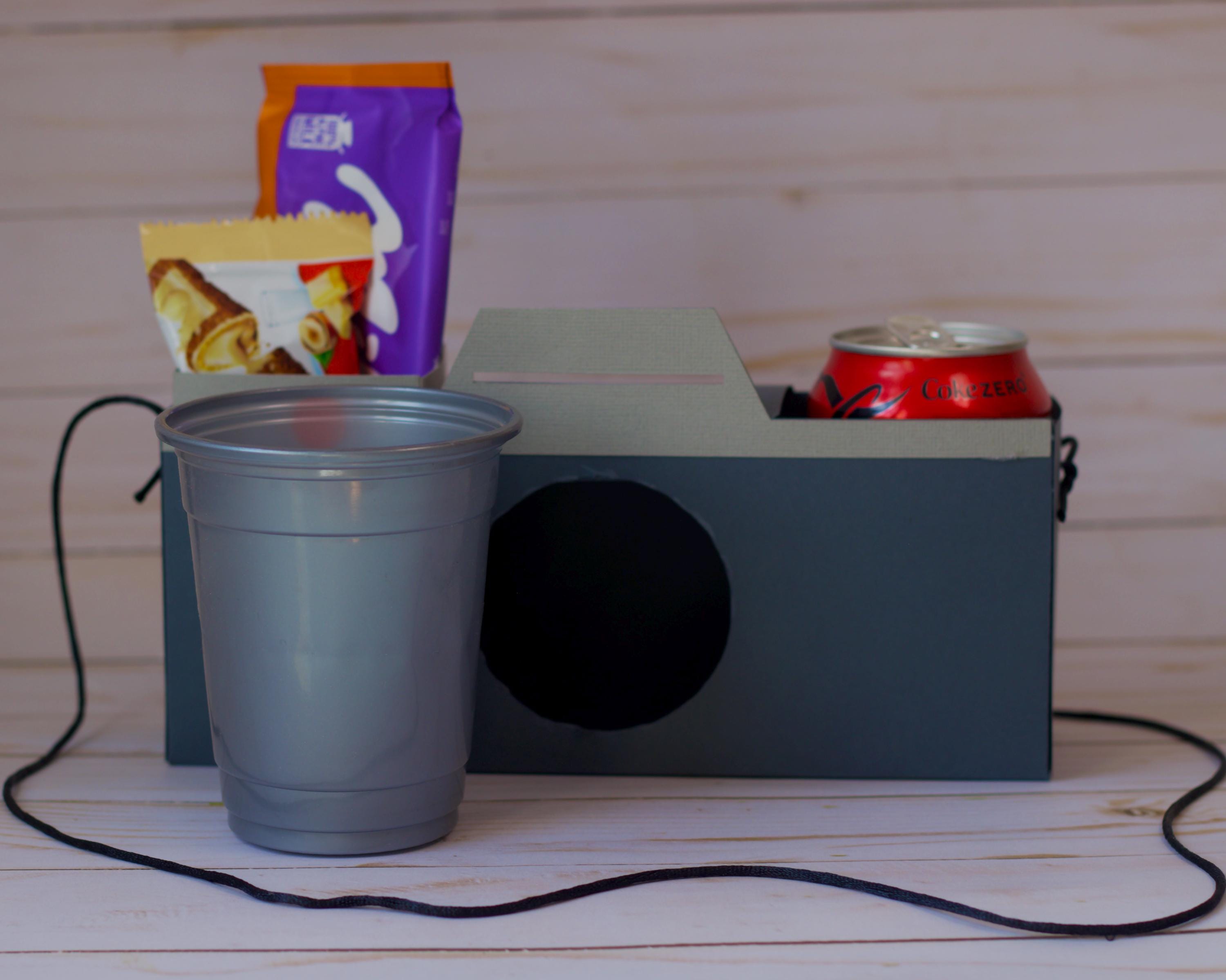 Camera Snack Tray SVG, Cinema Box SVG, Movie Tray Template, Cutting ...