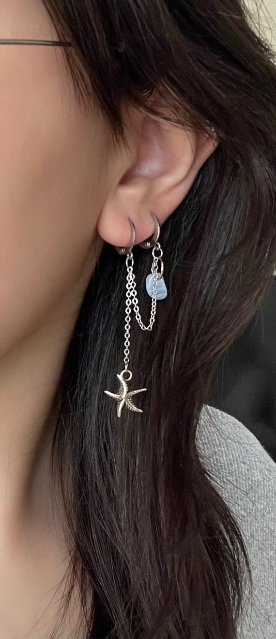 Double hole earring set online