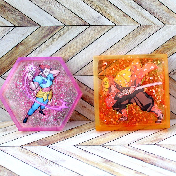 Custom Photo Resin Coaster Anime Coaster