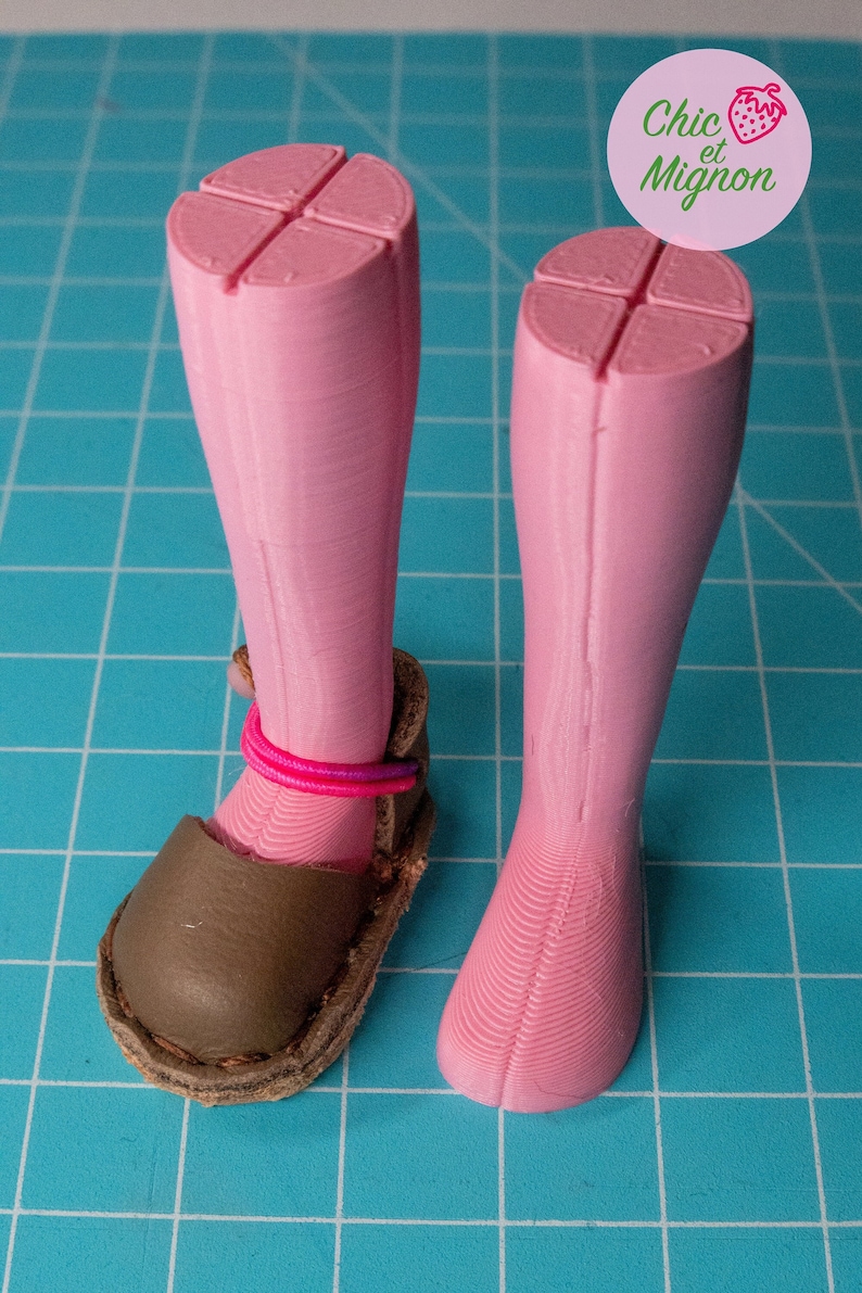 Horma 3D para fabricación de zapatos de muñeca Blythe imagen 1