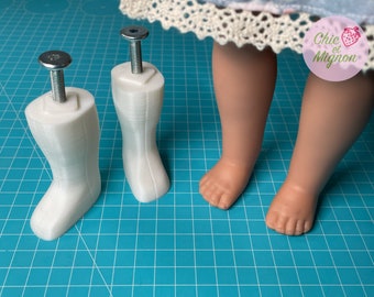 Horma para la fabricación de zapatos de muñeca Kika