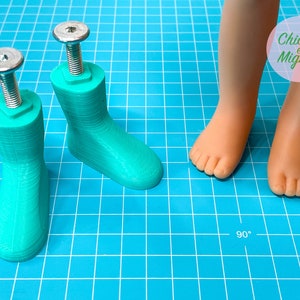 3D mould for making Paola Reina doll shoes (Collection "Las amigas")