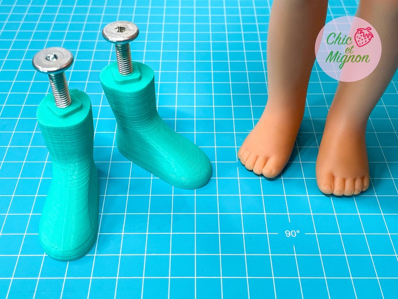 Horma 3D para fabricación de zapatos de muñeca Paola Reina Colección Las amigas imagen 1