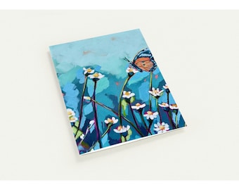 Butterfly artwork on 10 Blank Greeting Cards (US)