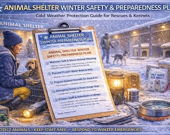 Animal Shelter Winter Safety And Preparedness Plan | Cold Weather Protection Guide for Rescues & Kennels