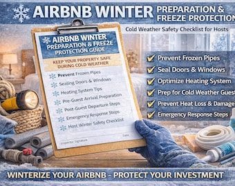 Airbnb Winter Preparation & Freeze Protection Guide | Cold Weather Safety Checklist for Hosts