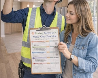 Spring Move-In/Out Rental Property Inspection Checklist (PDF)