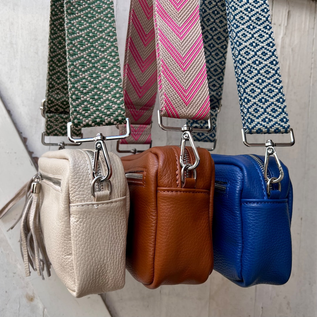 Leather Crossbody Bag, Camera Bag, Italian Leather Crossbody Bag