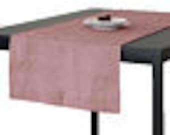Natural Stonewashed Linen Table Runner, Custom Size