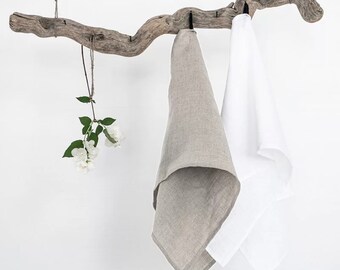 Stonewashed Linen Napkins, Organic Table Linens, Custom Size