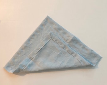 Linen napkins, 100 percent stonewashed linen