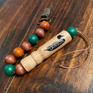 Duck Call Pacifier Clip