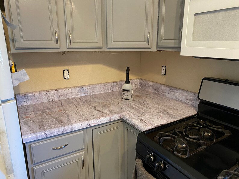 3M Countertop Backsplash Vinyl Wrap with protective 3M overlay Etsy