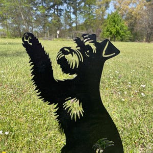 Schnauzer, Schnauzer yard dog, Schnauzer yard art, Dog Memorial, Dog with Stakes, Dog Lover Gift, Yard dog