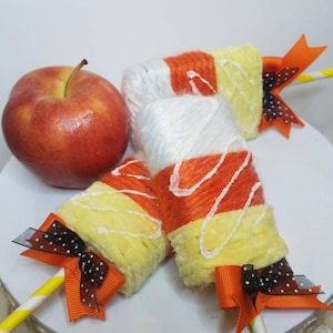 Halloween fake bake, fake candy corn, faux food, fake food, photo prop, tiered tray, faux candy corn, fall decor, tree ornament, cake decor