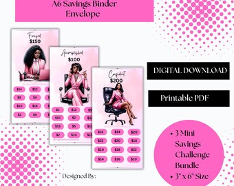 Motivational Mini Savings Challenge Printable for Budgeting and Debt Payoff
