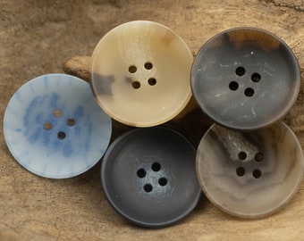 10pcs Bowl shaped buttons，Tailored suit buttons，Custom garment buttons-Plastic Buttons-Round Resin 4 Hole Buttons-DIY Sewing Crafts Buttons