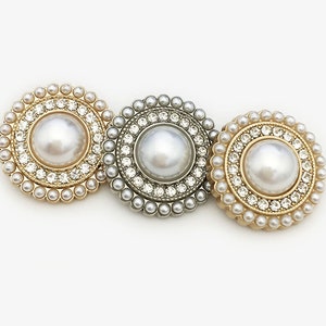 5pcs Round metal buttons，Gold buttons, fashion coat buttons， decorative buttons，clothing accessories，High quality button，Mom&#39;s gift