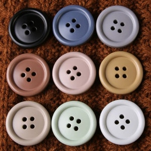 20pcs Candy button，Colorful buttons-Plastic Assorted Round Buttons-Round Resin Four Hole Buttons-DIY Sewing Crafts Buttons