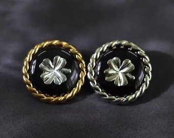 5pcs Rhinestone button，jewel button，fashion coat buttons，decorative buttons，leaves buttons，High quality black button，Luxury buttons necklace