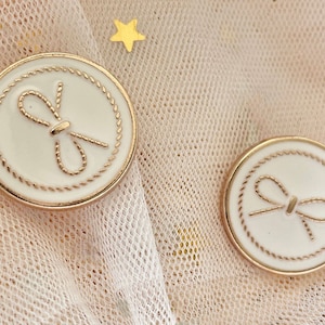 5 st vita rosettknappar, modeknappar för rockar, dekorativa knappar, klädaccessoarer, högkvalitativa knappar, små knappar, miniknappar