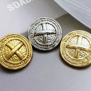 5PC New vintage buttons, spiral knotted pattern buttons，Texture buttons，fashion coat button， decorative buttons，clothing accessories