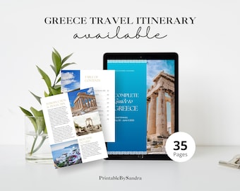 Greece Travel Itinerary Detailed 7-Day Trip Planner, Must-See Destinations Guide for Santorini, Athens & Mykonos