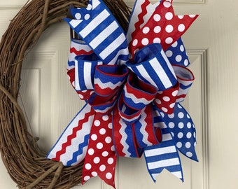 fourth of july cheer bows