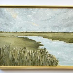 Coastal Marsh Giclee Print: &#39;High Tide on Pawleys&#39; Lowcountry Art