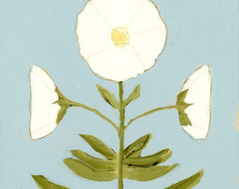 Jaipur Botanical (Ivory on Blue)