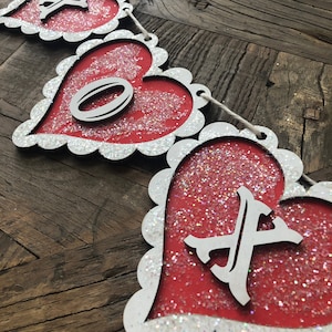 Valentines Day, Valentines Day Decor, Valentines Day Banner, Valentines Banner, Valentines Decor, Hearts Banner, XOXO, Valentines Party