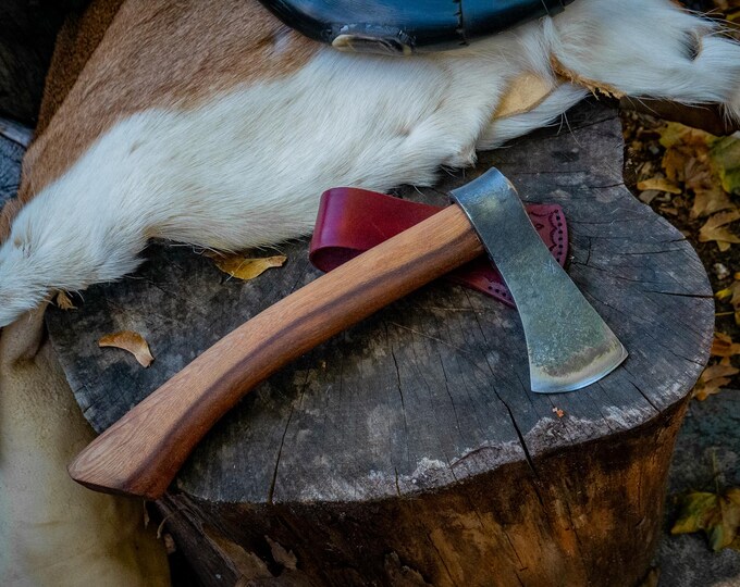Hand Forged Hatchet/stout Tomahawk/trade Axe, Mountain Man Rendezvous ...