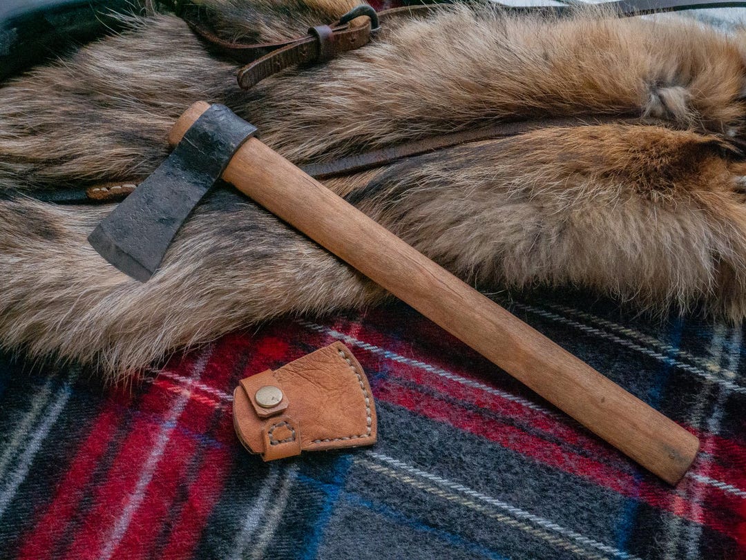 Hand Forged Small Tomahawk, Mountain Man Rendezvous, Colonial ...