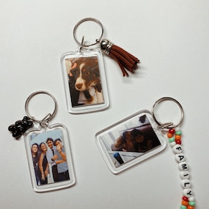 personalized photo keychain