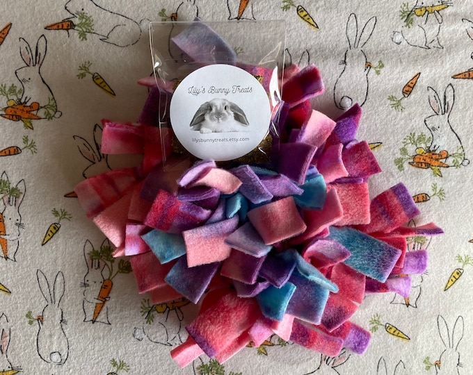 Bunny Snuffle Mat & Homemade Treats for Rabbit Foraging Mat Etsy